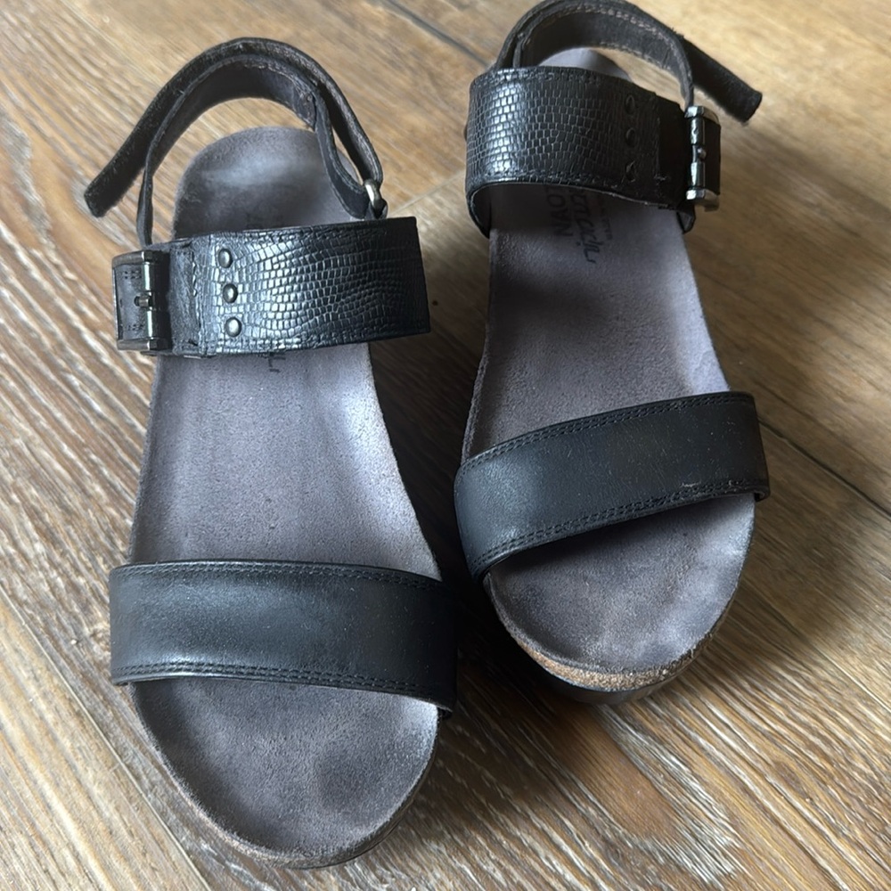 NAOT Wedge Heeled Sandals.  Size 7.